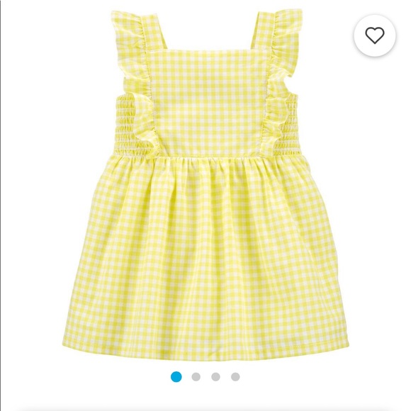 newborn yellow dress